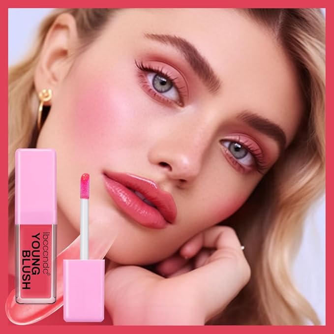 Green Color Changing Blush Oil, Liquid Blush Oil (#2 Pink)