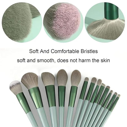 Foundation Makeup Brush Set Kit | 13 Pcs