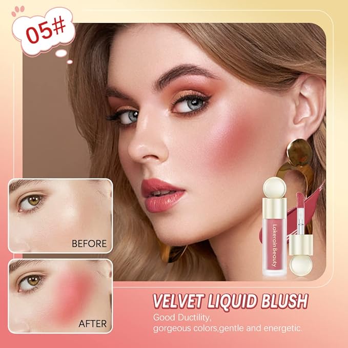 Liquid Blush, Cream Blush For Cheeks, Soft Pinch