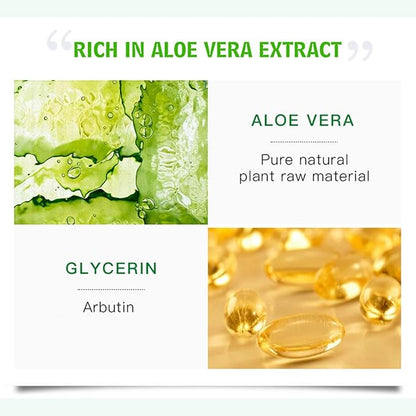 Aloe Vera Essence Face Serum Soothing Anti-Acne Anti-Allergy Anti-Oxidation Minimize Pores 30ml/1.01fl.oz