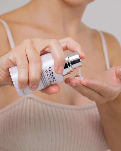 Rejuver Complex Serum | Micro-Bubble Formula Delivers Deep Nourishment Filled with Plant-Based Ingredients & Complex Peptides for your Skin to Feel More Youthful & Healthy | 50ml