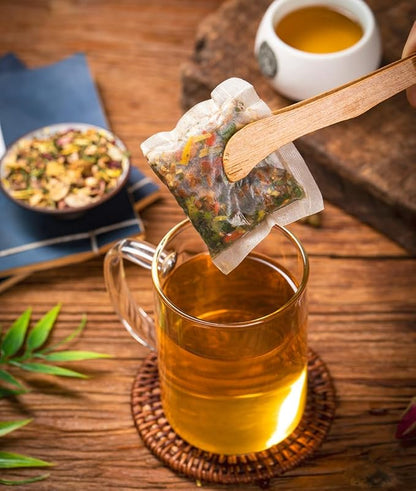 Premium Liver Detox Tea,30 Tea Bags /5.3 Oz, Nourishing Liver with 18 Natural Herb Ingredients, Traditional Chinese Liver Cleanse Tea, for Liver Detox & Liver Protection Hebal Chinese Tea 排毒茶.