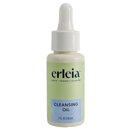 Cleansing Oil, Natural Face Cleanser, Makeup Remover, Nourishing Oils, Vegan, Cruelty-Free, Sustainably-Sourced Ingredients, Compostable Bottle