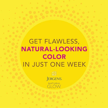 Jergens Natural Glow Sunless Tanning Lotion, Self Tanner, Fair to Medium Skin Tone, Daily Moisturizer, 7.5 Oz (Pack of 2)