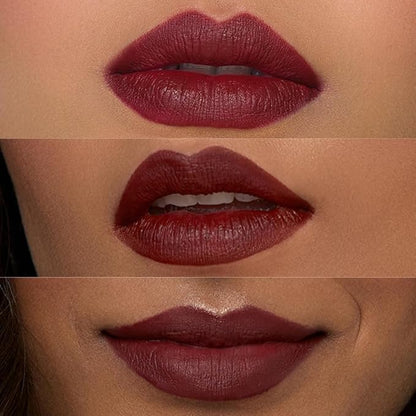 SUGAR Cosmetics Matte As Hell Crayon Lipstick13 Murphy Brown (Chocolate Burgundy) Highly pigmented, Creamy Texture, Long lasting Matte Finish