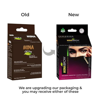 MinaiBrow Tint Kit Dark Brown