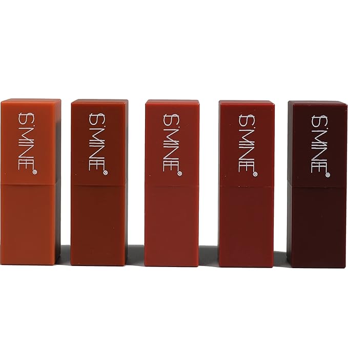 IS'MINE 5PCS Matte Lipstick Makeup Set, Natural Nude