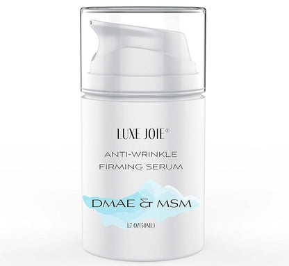 DMAE Facial Serum 1.7 oz Super Serum Lifts Tightens Plumps Firms - Unscented Fragrance Free - Suitable for Sensitive Skin with CoQ10 & Hyaluronic Acid - New Look
