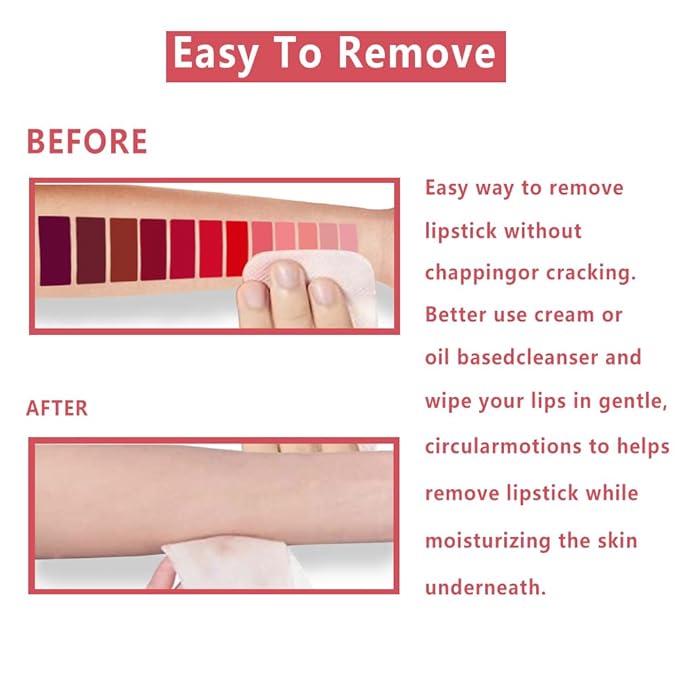 3 Pcs Matte Liquid Lipstick Makeup Set, Waterproof Quick-drying