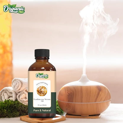 Frankincense Serrata (Boswellia serrata) Oil | Pure & Natural Essential Oil for Skincare, Aroma and Diffusers- 30ml/1.01fl oz