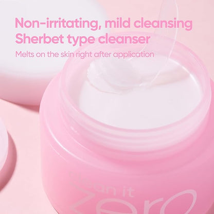 BANILA CO Clean it Zero Original Cleansing Balm Big Size | Korean Makeup Remover, Cleansing Oil, Facial Cleanser for All Skin Types | Vegan | Made with Acerola Berry & Vitamin C (50ml / 1.69 fl.oz)