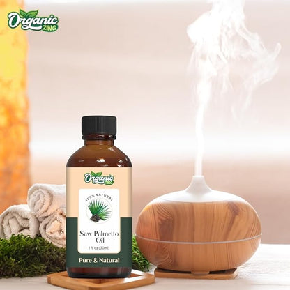 Saw Palmetto (Serenoa repens) Oil | Pure & Natural Carrier Oil for Aroma, Diffusers, Skincare & Haircare - 30ml/1.01fl oz