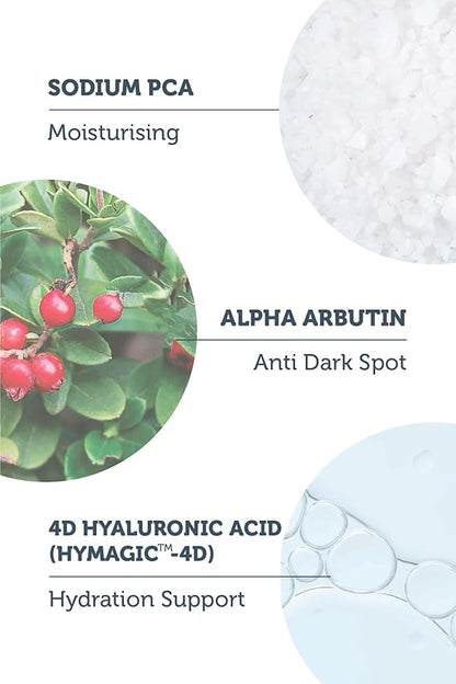 The Purest Solutions Brightening Serum (Arbutin 2% + Hyaluronic Acid) - Eliminate Skin Tone Inequalities & Support Vibrant Bright Skin - Vegan | Cruelty Free | Eco Friendly (1 fl. oz)