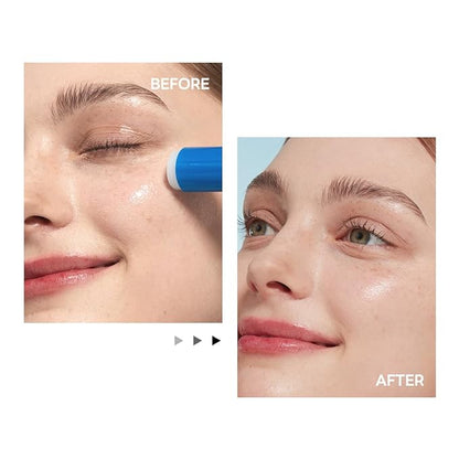 ROUND LAB Birch Juice Moisturizing Glow Eye Balm Stick 0.35 oz– Hydrating Multi Balm for Dark Circles, Puffiness | Anti Wrinkles | On the Go Anti-Aging Care | Korean Skincare