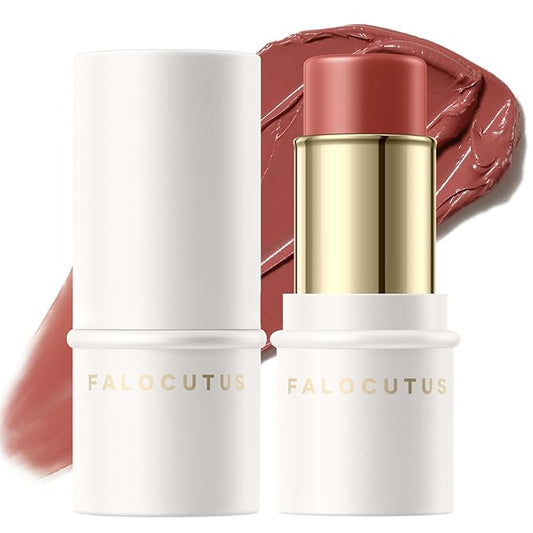 2Pcs Cream Blush Makeup Stick,Monochromatic Multi-Stick Face Blush