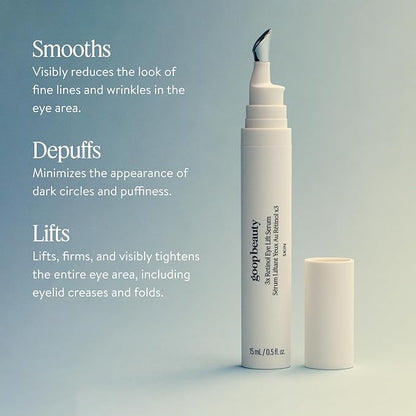 goop Beauty 3x Retinol Eye Lift Serum | Fine Lines and Wrinkles Treatment | 0.5 fl oz