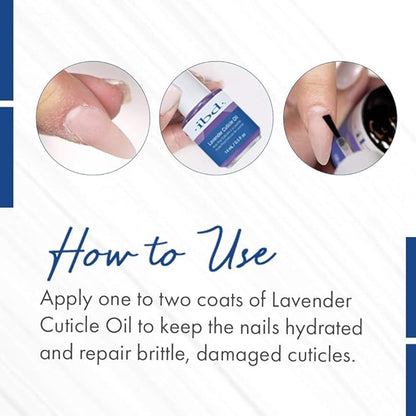 IBD Lavender Cuticle Oil – Moisturizing Nail Cuticle Oil for Nails, Softening and Nourishing for Healthy Nails, Lavender Scent, 0.5 fl oz
