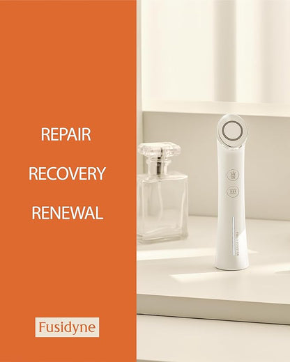 Fusid Booster - - Microcurrent Facial Toning Tool. Korean Skincare for Skin Elasticity, Density, Radiance. Multi-Functional Skin Tightening Massager