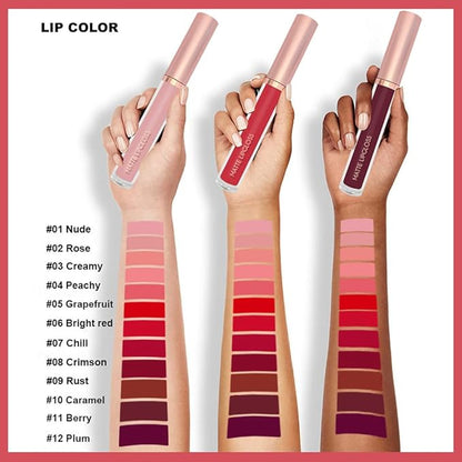 3 Pcs Matte Liquid Lipstick Makeup Set, Waterproof Quick-drying