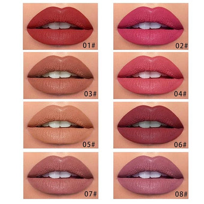 Mocha Brown Matte Lip Tint Stain Pen,Versatile Lip Set,Long
