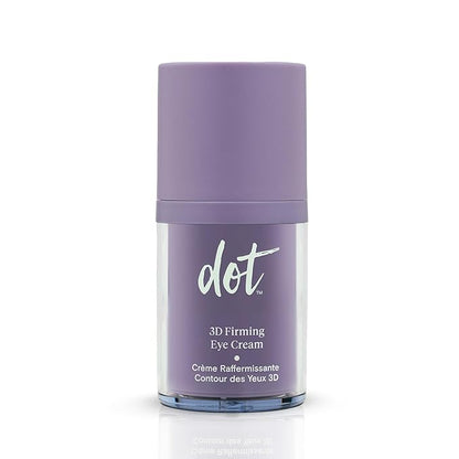 dot 3D Firming Eye Cream - Multi Action Eye Cream - Suitable for All Skin Types – Best Product For Mature Skin & Under Eye Area - Daily Regenerating Wrinkle Cream - Menopause Skincare - 1 Oz