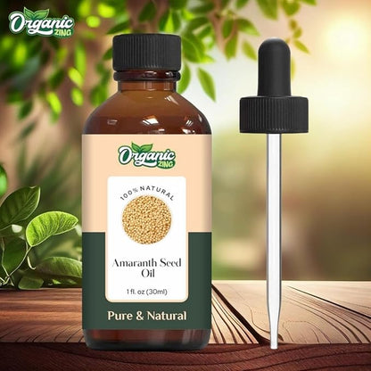Amaranth Seed (Amaranthus) Oil | Pure & Natural Carrier Oil for Skincare, Hair Care & Massage - 30ml/1.01fl oz