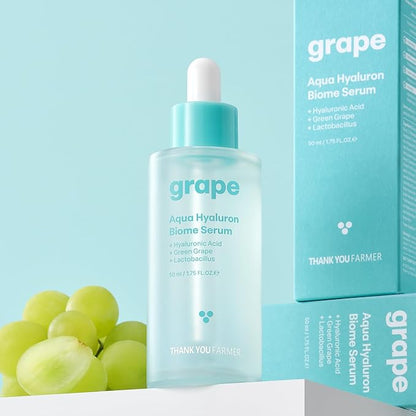 THANKYOU FARMER Grape Aqua Hyaluron Biome [Serum & Cream] Set