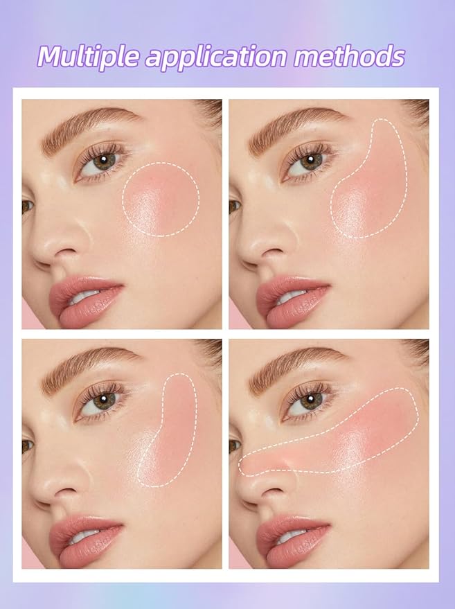 Warm Change Blush Clear Color Change Moisturizing Natural Makeup Color,