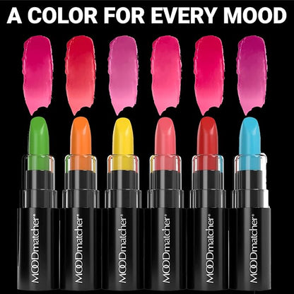 MOODmatcher Original Color Changing Lipstick – 12 Hours Long-Lasting, Moisturizing, Smudge-Proof, Glamorous Personalized Color, Premium Quality – Made in USA (Brown)