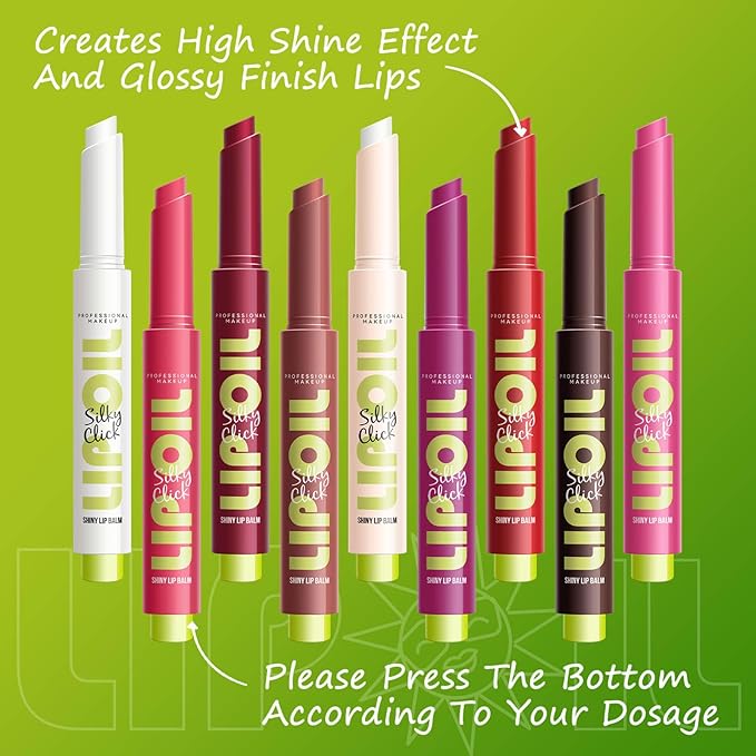 Dark Brown Lip Gloss Stick Moisturizing Lip Makeup Lip Plumper Gloss Lightweight Buildable Vegan Lipbalm Plumping Lipgloss For Women Girls Long-Lasting Dry Lip Care, 08#