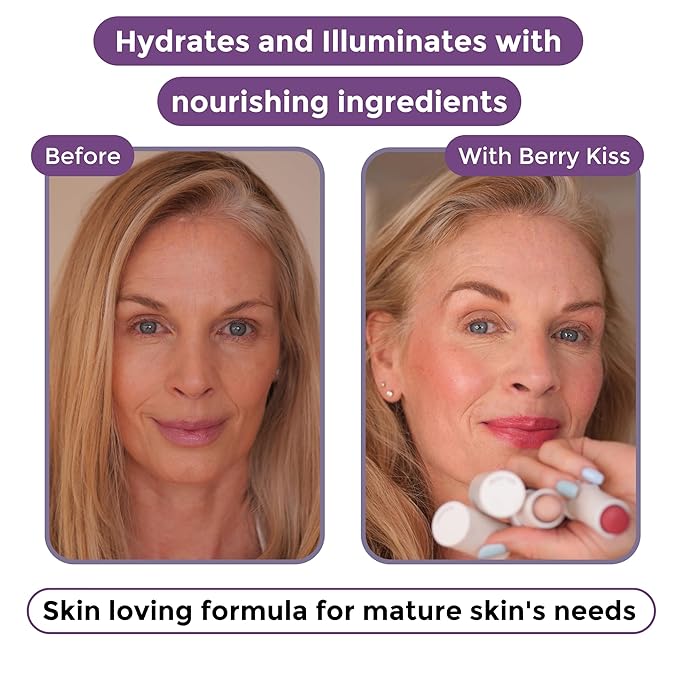 BloomBlush+ Multipurpose Color Stick For Older Women - Peach, Regular)