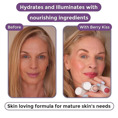 BloomBlush+ Multipurpose Color Stick For Older Women - Peach, Regular)