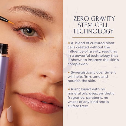 Tru Alchemy Lunar Lash + Eye Elixir | Lash Serum w/Keratin, Collagen, & Hyaluronic Acid + Cooling Dark Circle Treatment with Hyaluronix, Caffeine, & Vitamin C