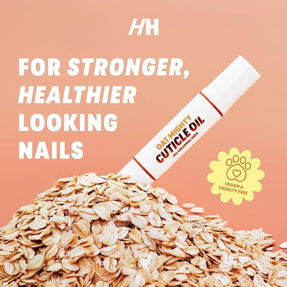 Handmade Heroes Strengthener 8% Colloidal Oat Cuticle Oil Pen 2 pen set - Nourish Repair Cuticles Hands Vegan Cruelty Free