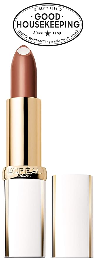 L’Oréal Paris Age Perfect Luminous Hydrating Lipstick + Nourishing Serum, Brilliant Brown, 0.13 oz.