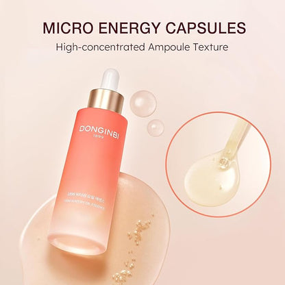 Donginbi Red Ginseng 1899 Watery Oil Essence - Mother's Day Gifts, Fast Absorbance Facial Essence for Skin Glow with Red Ginseng Oil, 1.01 floz / 30ml