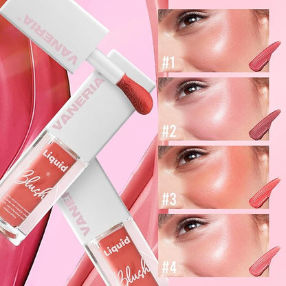 VANERIA Liquid Blush for Cheeks,Long lasting High Pigment Blushes.#2 (/0.17oz) 5g