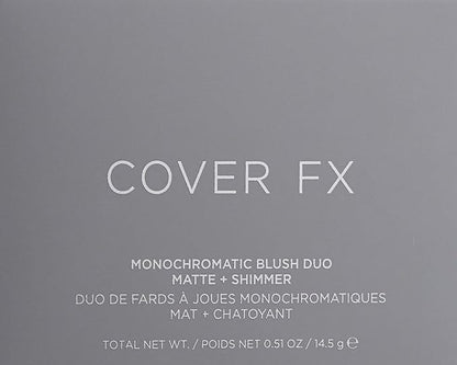 COVER FX Monochromatic Powder Blush Duo - Spiced Impact Color