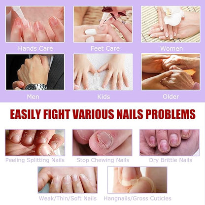 15 PCS Cuticle Oil for Nails, GRUNIL Cuticle Oil Pen for Nail Growth Treatment, Nail Strengthener for Thin Nails and Growth Nail Oil Home Nail Care Kit Pedicure Supplies Manicure Tools