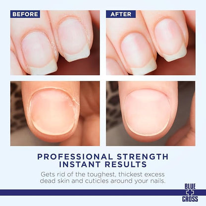 Blossom + Blue Cross Hydrating, Moisturizing, Strenthening Cuticle Oil & Cuticle Remover Cream 2 Pack Bundle, 2oz Cream + 0.42oz Jasmine