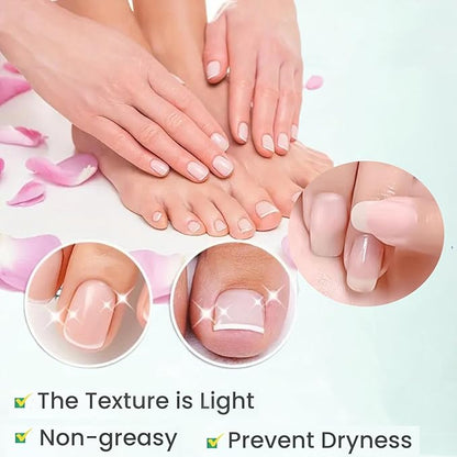 Ginger Cuticle Oil for Nails, Nail Strengthener Serum Nail Growth Oil Nourishing Moisturizing and Clear Texture, Non-sticky