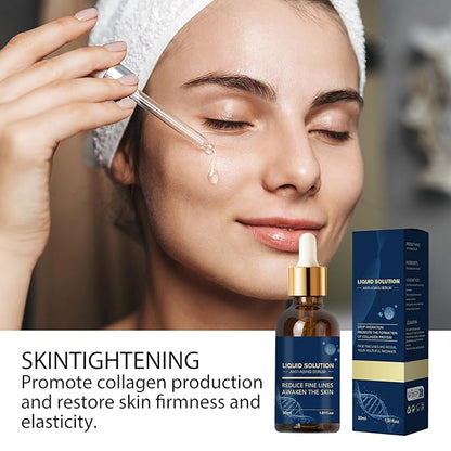 2 Pcs Anti-Wrinkle Serum，Face Moisturizing Serum，Reduces Wrinkles, Firms Skin, Deeply,Moisturizes and Nourishes Skin，1.01 FL OZ Each（2 pcs）