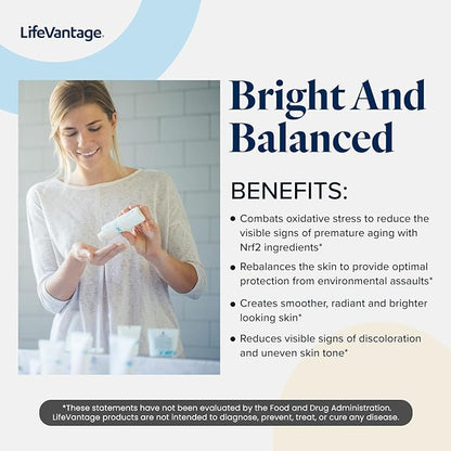 LifeVantage Face Lotion (100ml) TrueScience Perfecting Lotion,Adds Radiance to Your Dry Skin w/Hybrid Serum-Facial Lotion & Nrf2 actives