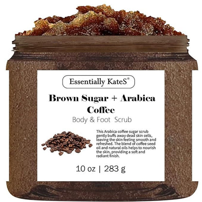 Brown Sugar + Arabica Coffee Body & Foot Scrub 10 oz
