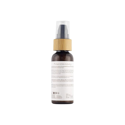 Omorfee 100% Organic Regenerative Caffeine Eye Cream, Eye Serum for Dark Circles, Puffiness, Bags Under Eye, Eye Brightening Cream, Repair Fine Lines, Wrinkles & Aging, for All Skin Types 1.76 Oz.