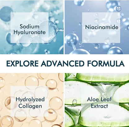Stem Cell Serum for Face, Anti Aging Microneedling Serum Uses with or without Micro Needling, Smooths Wrinkles and Moisturizes Skin