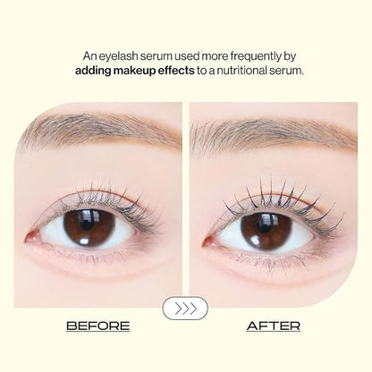 ENTROPY MAKEUP Brow & Lash Enhance Boost Serum - Eyelash Growth Serum for Fuller Lashes & Brows, Biotin & Madecassoside Nourishment, Visible Results in 14 Days, Vegan & Cruelty-Free, #Clear, 0.63 Oz
