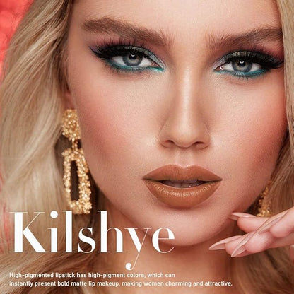 Kilshye Matte Lip Liner Nude Liquid Lipsticks Double Lipgloss