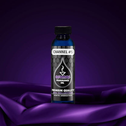 AROMAR Premium Fragrance Oil, Cherry Almond 2oz. Bottles. Long Lasting Aromatic Scent, Fresh and Revitalizing Aromatherapy for Living Room, Bedroom, and Kitchen