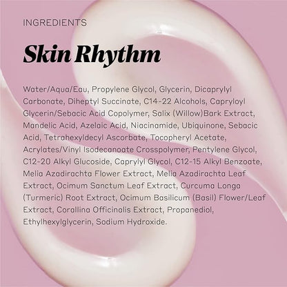 Volition Beauty Skin Rhythm Balancing & Clearing Serum - Acne & Blemish Serum Helps Reduce Appearance of Pimples & Acne Scars - AHAs & Niacinamide (35ml / 1.1 fl oz)